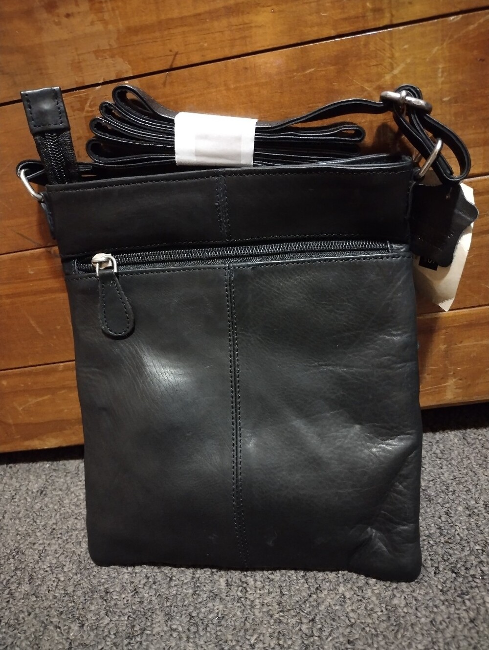 Wilson's Leather Black Genuine Leather Crossbody Bag for Women - Picture 7 of 8